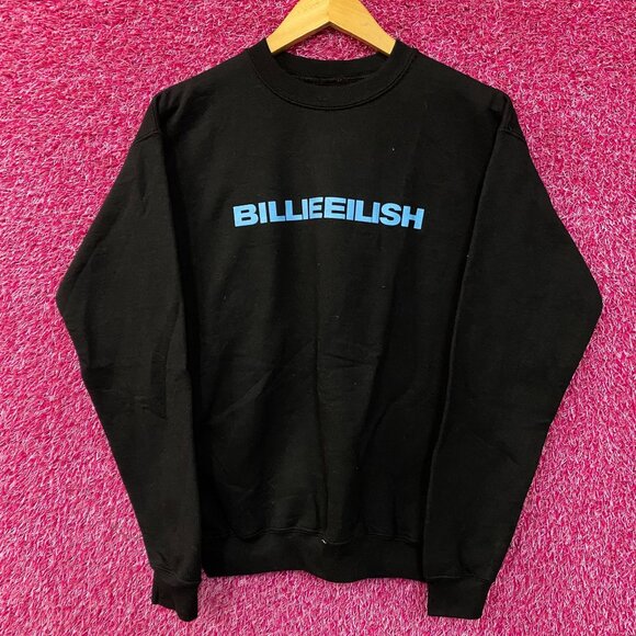 Billie Eilish Black Crewneck sweater size Small - Picture 1 of 4